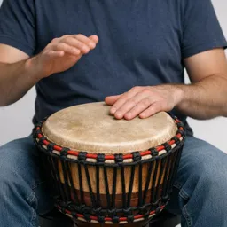 Free Course Image Beginner Djembe Lessons: Bass, Tone, Slap