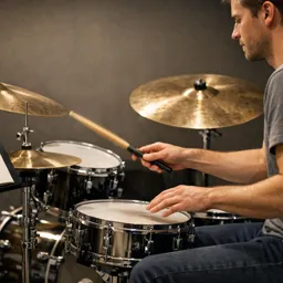 Free Course Image Jazz Drumming for Beginners: Basic Patterns, Comping and Soloing