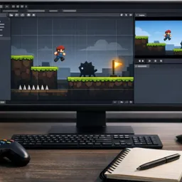 Free Course Image Unity 2D Platformer Game Development for Beginners (Player Movement and Menus)
