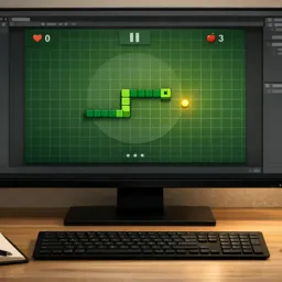Free Course Image Unity 2D Snake Game Tutorial for Beginners