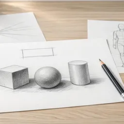 Imagen del curso gratis Dibujo: Fundamentos, Luz, Sombreado, Perspectiva y Figura Humana