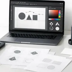 Free Course Image Adobe Illustrator Full Course for Graphic Design and Logo Design