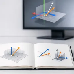 Imagem do Curso gratuito Álgebra Linear e Geometria Analítica: Vetores, Produto Escalar e Equações