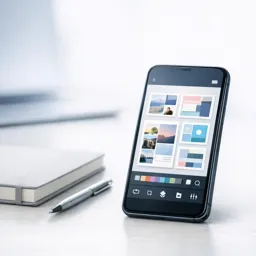 Imagem do Curso gratuito Canva para Celular Grátis: Do Básico ao Avançado