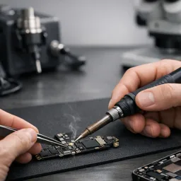 Imagem do Curso gratuito Conserto e Reparo de Smartphones (Manutenção e Micro Solda SMT)