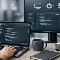 Imagem do Curso gratuito Desenvolvimento FullStack com React, Node e MongoDB