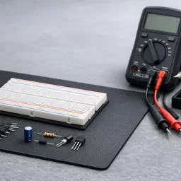 Imagem do Curso gratuito Eletrônica Básica para Iniciantes (Circuitos, Multímetro, Protoboard e Soldagem)