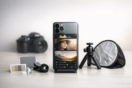 Imagem do Curso gratuito Fotografia com Celular do Básico à Edição (Lightroom e Snapseed)