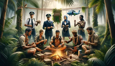 Imagem do Curso gratuito  Sobrevivência na Selva para pilotos e comissários