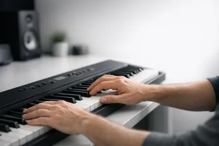 Imagem do Curso gratuito Teclado para Iniciantes: Fundamentos, Acordes e Cifras