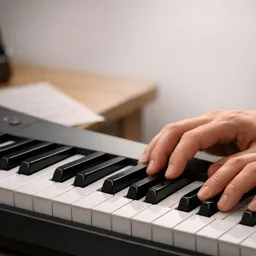 Imagem do Curso gratuito Teclado para Iniciantes: Primeiros Acordes, Escalas e Cifras